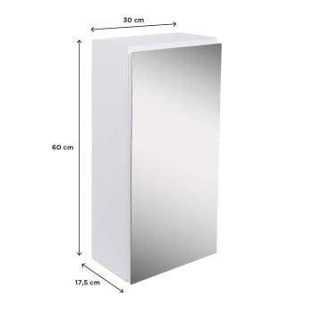 Will - Armoire de toilette blanc L30xH60cm