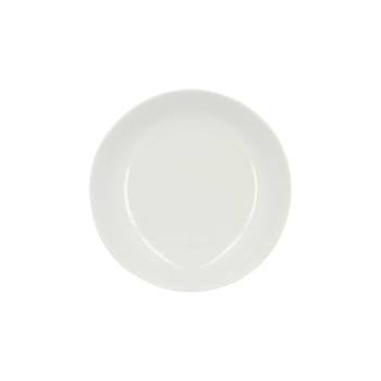 Metropolitan - Lot de 6 assiettes creuses en porcelaine blanche 21cm