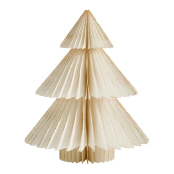 Sapin en papier pliable - Blanc