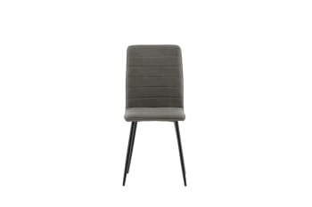 Sicaan Cocktailsessel Set - 2 Stück In Dunkelgrau Mit Stoffbezug