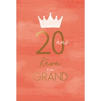 Popcarte Carte de vœux 2024 • Année en Grand • Or & Argent • Lot de
