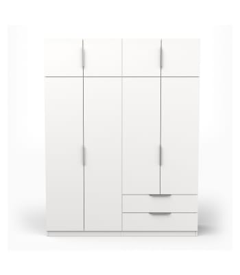 Ghost - Armoire 8 portes et 2 tiroirs - L157,3 cm