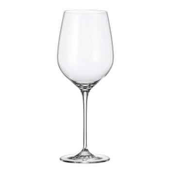 URIA - Boîte de 6 verres à vin blanc 480ml en cristal sans plomb