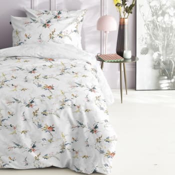Bettbezug aus Baumwolle 135 x 200 cm, weiß