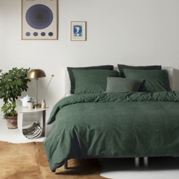 Bettbezug aus Baumwolle 200 x 200 cm, Lorbeer