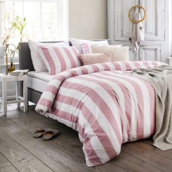 Bettbezug aus Baumwolle 200 x 200 cm, rosa