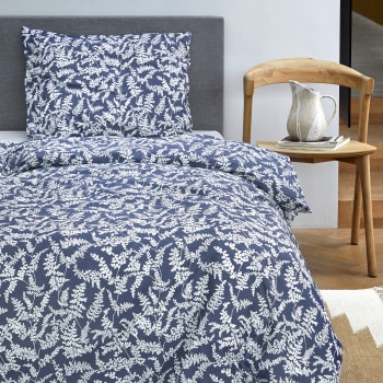Bettbezug aus Baumwolle 135 x 200cm, blau