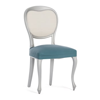 EYSA - Pack 2 housses de chaise extensible émeraude 40 - 50 cm