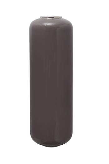 SALUNI - Vase aus Metall 91cm, Grau