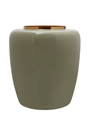 FAGU - Vase aus Metall 36,5cm, Grün