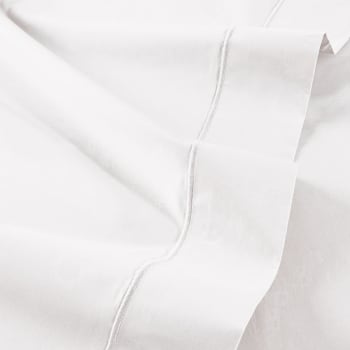 Vexin - Drap plat coton blanc 180x290 cm