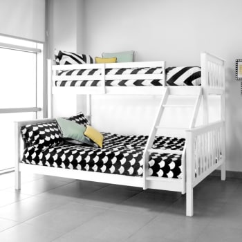 Wendy - Parure da letto bambini cotone bianco 150 x 200/190