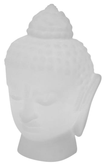 Buddha - Lámpara de tobogán blanca