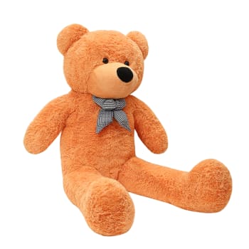 Miniblings Teddy – Orecchini A Forma Di Orsacchiotto, Marrone Chiaro, 35 Mm, Fatti A Mano A Berlino In Cotone