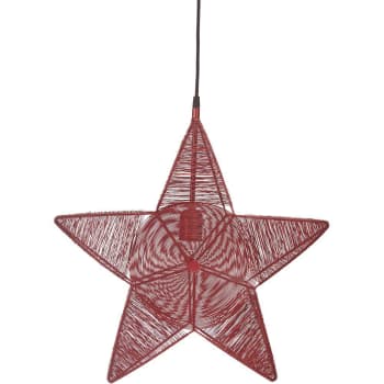 RIGEL - Stern aus Metall rot 50cm