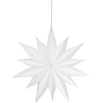 SIRIUS - Stern aus Papier weiß 60cm