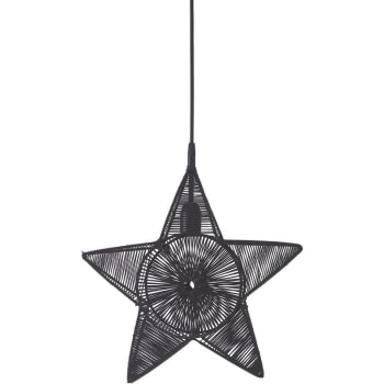 REGINA - Stern aus Metall schwarz 40cm