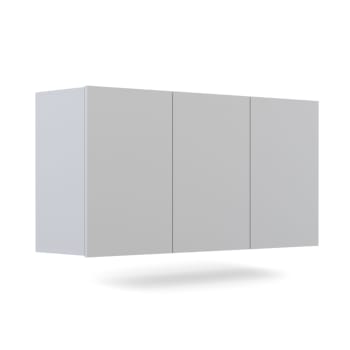 Idao - Buffet mural 3 portes blanc