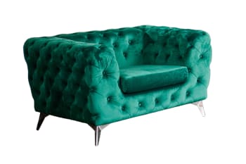 NARLA - Sessel aus Velvet, grün