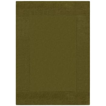 Tuscany - Tapis classique Laine Rectangulaire Vert Kaki 160 x 230
