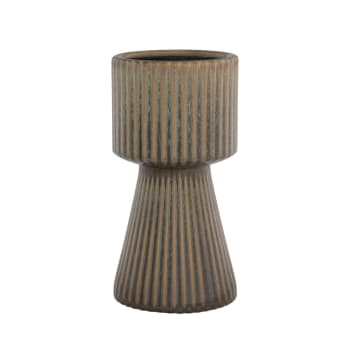 Merida - Cache-pot en céramique D15cm marron