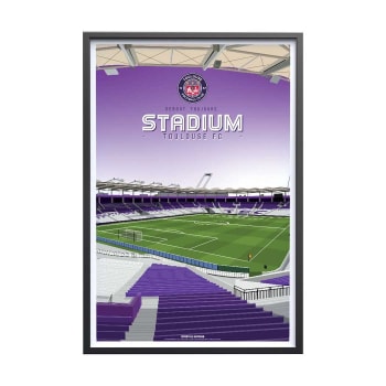 FOOTBALL - Affiche Foot - Toulouse FC - Stadium 30x40 cm