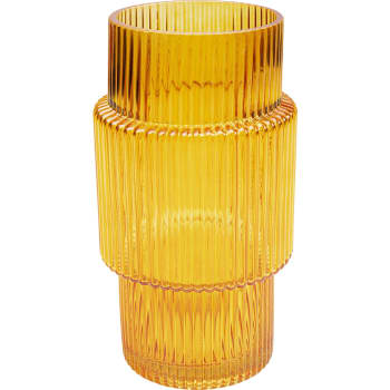 Bella italia - Vase en verre jaune