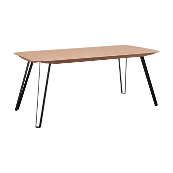 Constant - Table rectangulaire en bois et métal