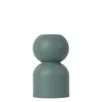 GLOW - Kerzenhalter 3in1 aus Buchenholz , H14.5cm, Grün