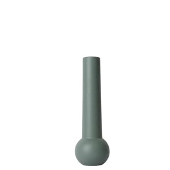 GLOW - Kerzenhalter Cone aus Buchenholz , H25cm, Grün