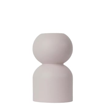 GLOW - Kerzenhalter 3in1 aus Buchenholz , H14.5cm, Rosa