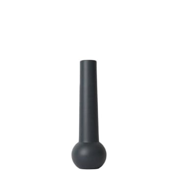 GLOW - Kerzenhalter Cone aus Buchenholz , H25cm, Schwarz