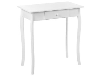 Albia - Tavolino consolle bianco 75 x 40 cm