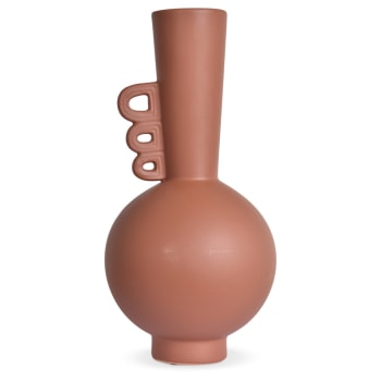 CERAMIC - Vase céramique terracotta D15cm