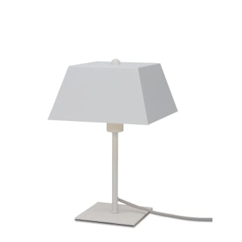 Perth - Lampe de table en m√©tal blanc, h. 31cm