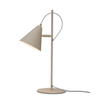 Lisbon - Lampe de table en m√©tal sable, h. 50.5cm