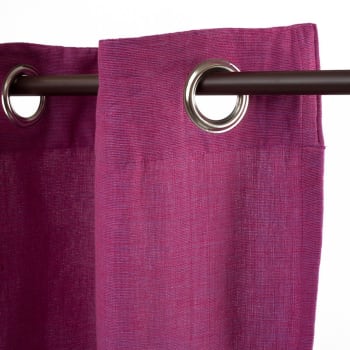 Melange - Rideau 100% coton violet 150x250