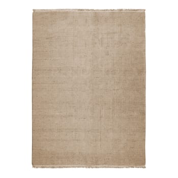 Essence - Tapis en jute et coton avec franges natural 120x170