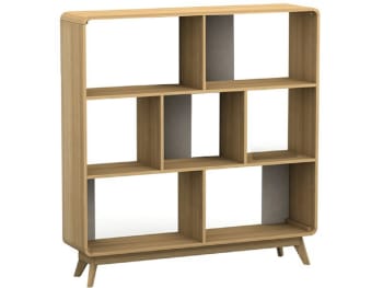 Cassie - Libreria effetto rovere