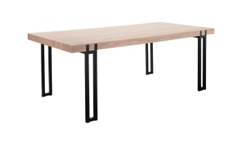 Azuma - Table de salle à manger 160x90 cm Chêne sauvage
