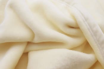 Claire - Couverture en coton recyclé beige 180 x 220 cm
