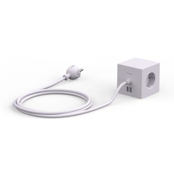 Multiprise Square 1 avec USB-A/aimant et câble de 1,8 m