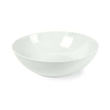 Côme - Ensaladera 25 cm porcelena blanco