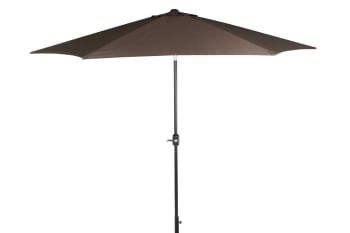 Parasol inclinable poliester 300x300x250cm