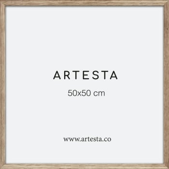 ARTESTA - Marco de madera color roble 50x50cm