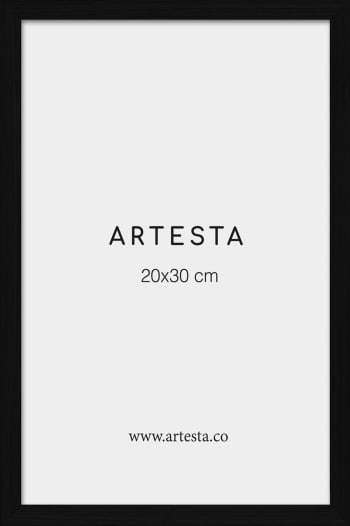 ARTESTA - Marco de madera negro 20x30cm