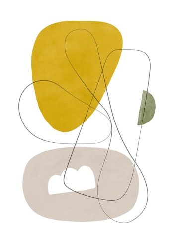 NOUVEAU PRINTS - Lámina decorativa abstract n3 60x90cm