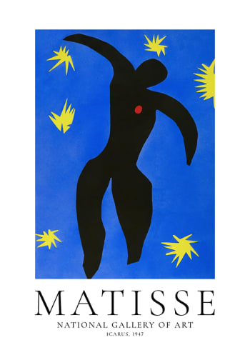 SEVEN WALL ART - Poster Henri Matisse Icarus 70x100cm