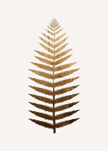 KUBISTIKA - Poster Golden leaf 50x70cm