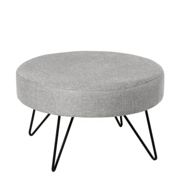 HALL & PERRY Duschvorhang „Ellis“ – 100% Baumwolle, 183x213 Cm, Weiß-schwarz Mit Fransenquasten, übergangsstil